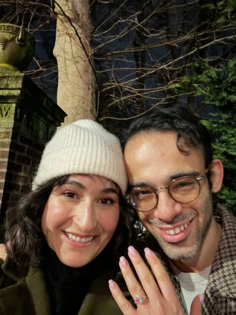 Cristina and Hesham engagement photo